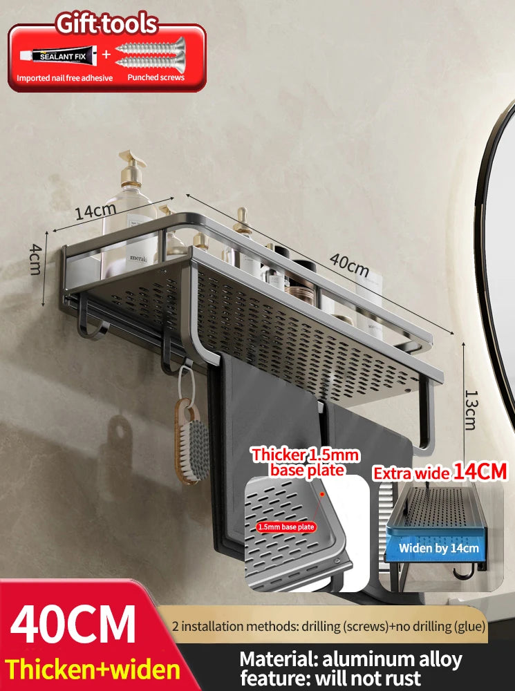 Prateleira De Alumínio Para Banheiro