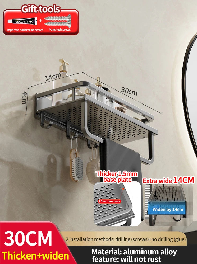 Prateleira De Alumínio Para Banheiro