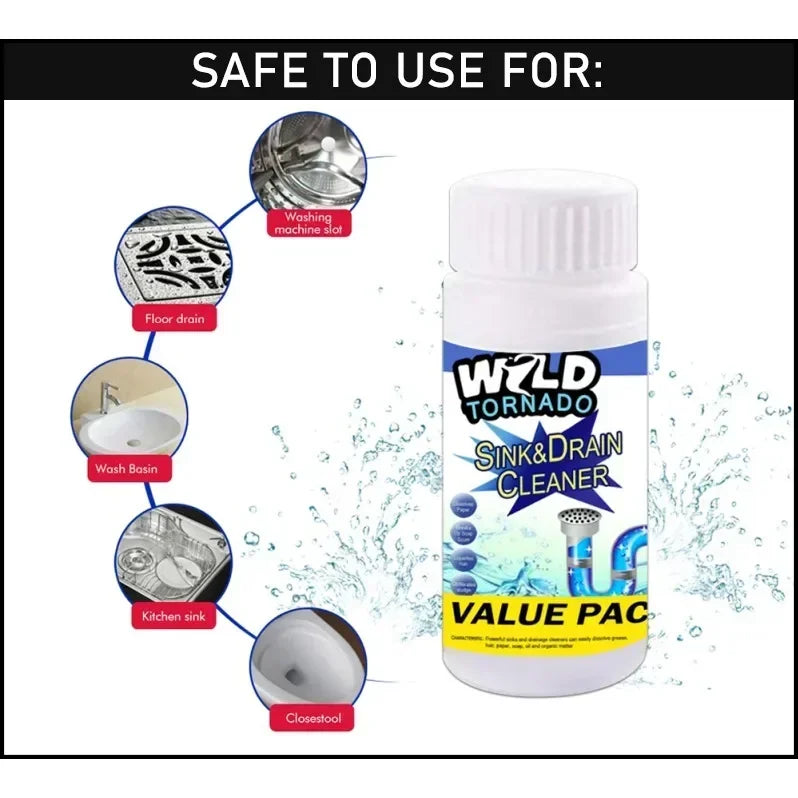 Limpador de Drenagem De Pia Para Cozinha e Vaso Sanitário