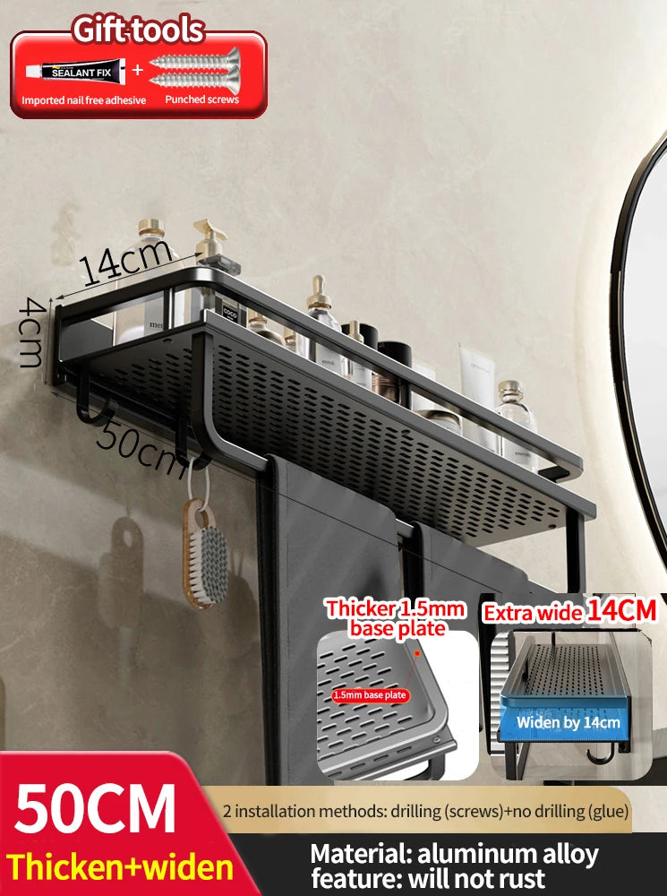 Prateleira De Alumínio Para Banheiro