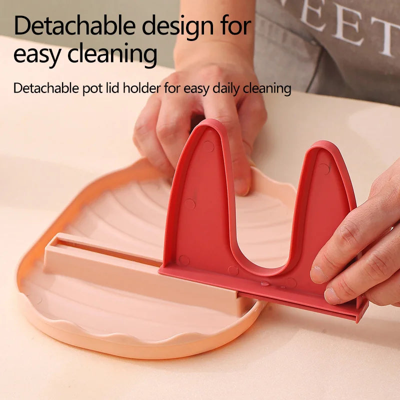 Suporte Colher e Tampa Organizador De cozinha