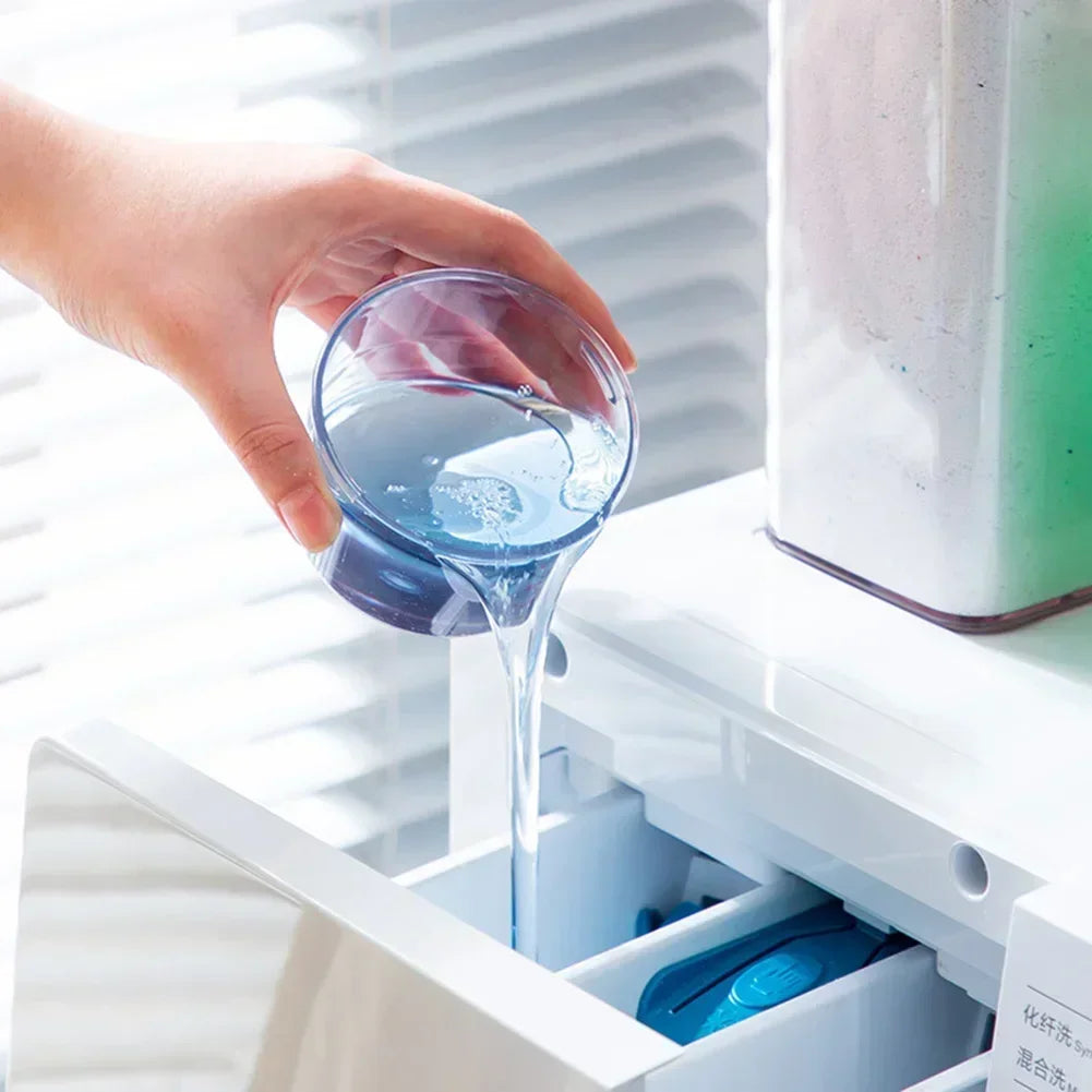 Dispensador Hermético De Detergente Para Roupas, Armazenamento De Sabão Em Pó